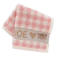 【PAUL＆JOE ACCESSOIRES】 ポール＆ジョー ミニ タオルハンカチ（20cm）チェック＆ヌネット 婦人 レディース タオル ハンドタオル 約20cm 107105-0010 (ピンク)
