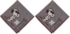 SNOOPY スヌーピー 3重ガーゼ1枚入り 28005093 ハンカチ レディース イニシャル