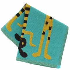 【アツコマタノ】 ガーゼハンカチ やせたうさぎ (ブルー) 婦人 レディース ガーゼ ハンカチ 約25cm 001844-0001-02