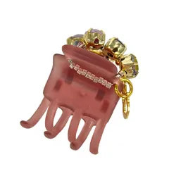 ComplexBIZ(コンプレックスビズ) アクセサリー美品  ピンク×パープル×ゴールド ヘアクリップのサムネイル