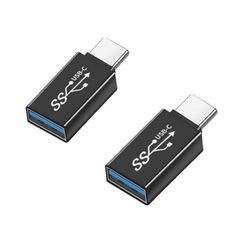 USB Type C (オス) to USB A 3.0 (メス) 変換アダプタ (2個セット)YITONGXXSUN OTG 3.0対応 USB 3.0 高速データ転送変換 タイプc iPhone 11 12Mini Pro Max/MacBook Pro/