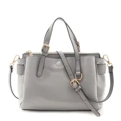 [FIRANO] ベルトアクセント3ルームハンドバッグ ショルダーバッグ 斜めがけ コンパクト 肩掛け 2way HANDBAG ギフト レディース 女性 フィラノ 302569 グレー