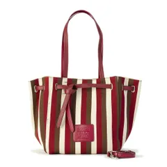 [バルコス] ポーチ付き 2way メッシュ ハンドバッグ 2way ショルダーバッグ 長さ調節可能 レディース 伸縮性 軽くて柔らかな使い心地 実用的 レッド