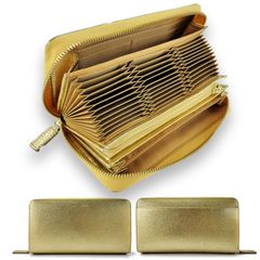 30b オールゴールド ラウンドファスナー 長財布 新品未使用 金運 風水