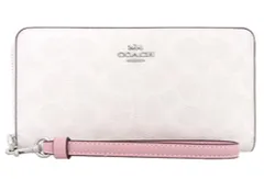 [Ｍａｒｃｏ Ｐｏｌｏ] レディース 財布 ロング ジップ アラウンド ウォレット ストラップ付き 長財布 レディース シグネチャー コーテッドキャンバス レザー ラウンドファスナー 財布 カード収納豊富 ラウンドジップ PVC レザー C4452 リニューア