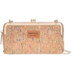 [LeafIn] レディース 財布 斜めがけ 携帯ポーチ 軽量 がま口 スマホショルダー ショルダーバッグ ポシェット お財布ショルダー ポーチ 斜め掛け カードケース スマホポーチ8596 (123)