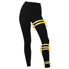 魔法のレギンス：3L ブラック 0