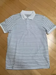 UNIQLO ユニクロ ストライプ 半袖 ポロTシャツ 出品