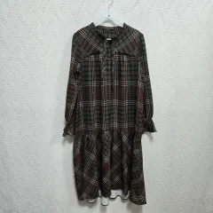 サースデーアイランド CHECK フレア ONE PIECE S