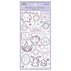 カミオジャパン ポケットモンスター ブリリアントステッカー ゴーストタイプ パープル×シルバー