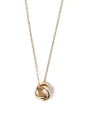 [ビームスハート] アクセサリー 結びモチーフ Y字 ネックレス レディース GOLD ONE SIZE