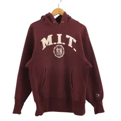 【現状渡し品】Champion チャンピオン REVERSE WEAVE 90S M.I.T. HOODIE 刺繍タグ USA製 リバースウィーブ パーカー スウェット ヴィンテージ トップス【146-260416-hn-06-fur】