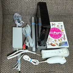 【すぐ遊べる】Wii 本体セット＋ソフト付き｜リモコン・ヌンチャク｜動作確認済　RVL-001