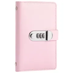 貯金ファイル お金管理 ファイル 家計管理 ファイル 封筒貯金 鍵付き本型セーフ 貯金ファイル付きでお札100枚収納可能 100万円貯金チャレンジに最適 お金の整理も簡単 貯金箱カレンダー (ピンク)