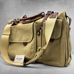 バーバリーブラックレーベル 2WAY ボストンバッグ キャンバス ベージュ バーバリーブラックレーベル 2WAY ボストンバッグ キャンバス ベージュ
