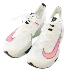 ナイキ NIKE Women's Air Zoom Alphafly Next％ White/Jade Aura/Flash Crimson スニーカー ランニングシューズ US6.5 ホワイト CZ1514-100 /TK ■GY99