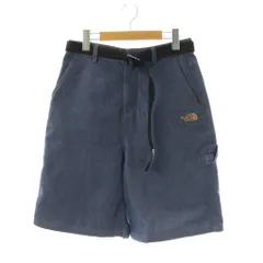 ザノースフェイス ホワイトレーベル THE NORTH FACE WHITE LABEL NS6NQ50K CARPENTER BERMUDA SHORTS デニムショートパンツ ハーフパンツ ベルト付き 68 グレイッシュブルー /ES