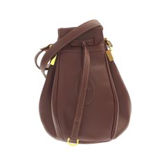 美品】Cartier カルティエ 巾着 ショルダーバッグ ワッフル 保存袋付き 
