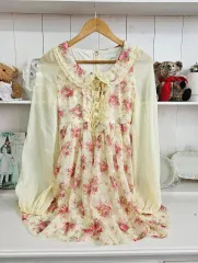 リズリサ(LIZ LISA) ローズ フリル シフォン ワンピース