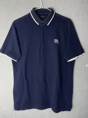 3 バーバリー ゴルフ ネイビー 半袖 ポロTシャツ