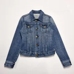 ヴィンテージ LEVI'S 赤タブ スリムフィット デニムジャケット - M LEVIS 赤タブ