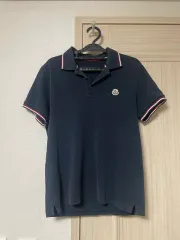 ネイビー/M モンクレール カラーTシャツ 半袖