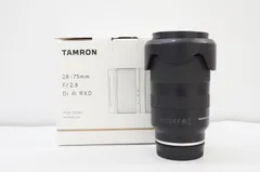 2026年最新】タムロン 28-75 f2.8 sonyの人気アイテム - メルカリ
