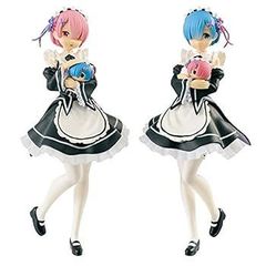 이치 반 쿠지 Re : 처음부터 시작하는 이세계 생활 Happy Birthday REM & RAM! A상 렘과 램의 피규어