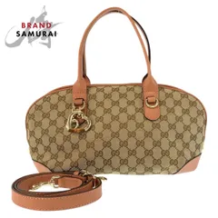 美品 GUCCI グッチ ハートビット ベージュ ピンク GGキャンバス 269955 ハンドバッグ ショルダーバッグ 2way レディース 601398【中古】