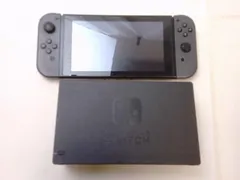  ゲーム Nintendo switch ニンテンドースイッチ 本体 HAC-001 動作品 ジョイコン グレー ドック付き 中古品