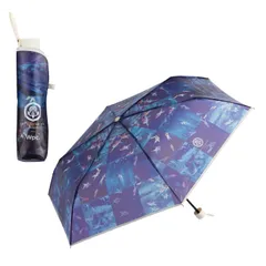 新品 Wpc. [ビニール傘] アートアクアリウム×Wpc.アンブレラ ミニ ブルー 折りたたみ傘 雨傘 軽量 通勤 通学 旅行 オシャレ 可愛い 女性 レディース 映え 金魚 水槽 コラボ 収納ポーチ付き PT-AQ002-002