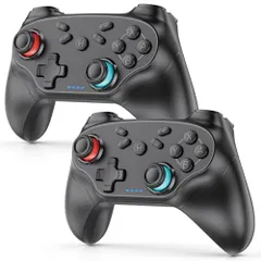 2個セット Switch 2 コントローラー Switch TURBO連射機能 スイッチ コントローラー 20時間連続使用 1000mAh大容量 マクロ機能 背面ボタン付き Bluetooth 無線接続 ジャイロセンサー搭載 4階段HD振動 スリープ解除 プe
