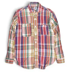 POST O'ALLS ポストオーバーオールズ チェックワークシャツ USA製 山ポケ サイズS メンズ 米国製