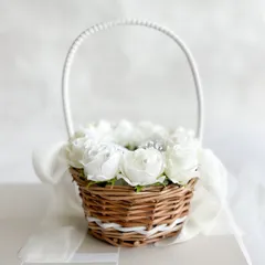 リングピロー　かご　リングガール　リングボーイ　結婚式　ウェディング