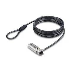 【新品・3営業日で発送】STARTECH.COM ノートPC用ロック／2m／4桁ダイヤル錠／Nano Saverスロット対応(SNANOC4D-LAPTOP-LOCK)のサムネイル