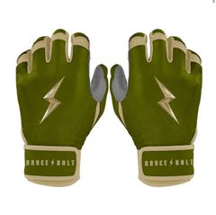 新品 BRUCE BOLT バッティング用手袋 XL ゴールド ショートカフ - メルカリ