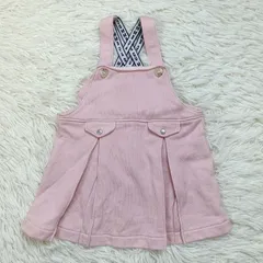 良品 COMME CA DU MODE コムサデモード ジャンパースカート 80cm ピンク サロペット ワンピース ベビー服 子供服