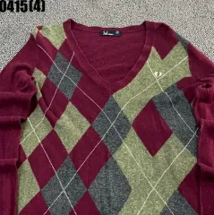 フレッドペリー アーガイル Vネック ニット 90 | 0415 4