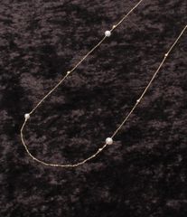 新品】ジュペレ18K 国産アコヤパール ステーションネックレス - メルカリ