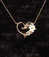 TASAKI K18 ダイヤモンド ペリドット シトリン ピンクトルマリン 