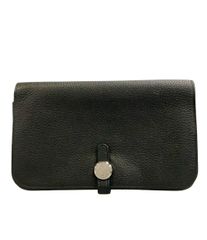 【極美品】HERMES エルメス　ドゴンロング　トゴ　ブラック　D刻印 長財布 HERMES（エルメス） 【超美品】エルメス ドゴン ロング レクトベルソ