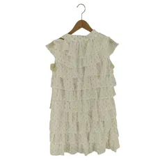 リリーブラウン Lily Brown フリルボウタイミニドレス レディース  1