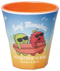 신품 스케이터(Skater) 어린이용 멜라민 텀블러 270ml 가챠핀&무크 BEACH A 소년 소녀 MTB2-A