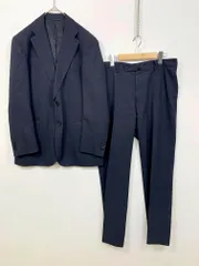 UNIVERSAL LANGUAGE ユニバーサルランゲージ 千鳥柄 セットアップ ジャケット パンツ スーツ size175cm-40Drop/濃紺 ■■ メンズ