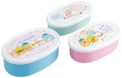 新品 スケーター(Skater) 弁当箱 抗菌 保存容器 ランチボックス 3個セット 日本製 すみっコぐらし キャンプ SRS3SAG-A