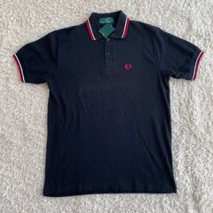 英国製】FRED PERRY M12 ポロシャツ ネイビー 38 M - メルカリ