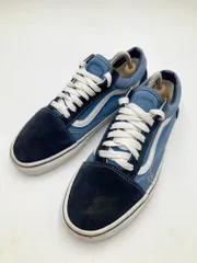 VANS バンズ 500714 OLD SKOOL オールドスクール ローカット スニーカー size25.5/黒×青 ■■ メンズ