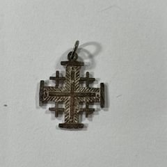聖地 エルサレム Jerusalem 十字架 クロス ネックレストップ チャーム 
