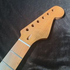 新品 右用 テレキャス用ネック 22F ローステッドメイプル ローズウッド