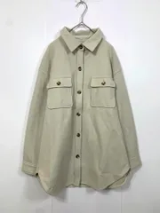BAYFLOW ベイフロー 起毛オーバーサイズ シャツ sizeF/オフホワイト ■■レディース